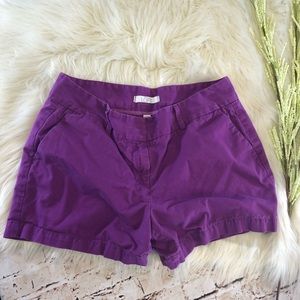 Purple loft shorts size 8 GUC